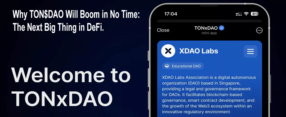 Why TON$DAO Will Boom in No Time: The Next Big Thing in DeFi